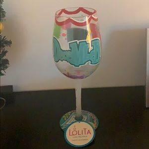December wine glass